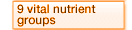 9 Vital Nutrient Groups