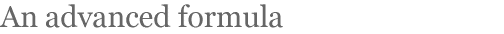 An Advanced Formula
